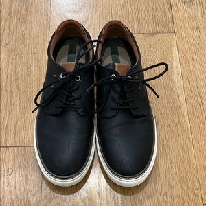 Crown Vintage Black and Brown Men's Oxfords